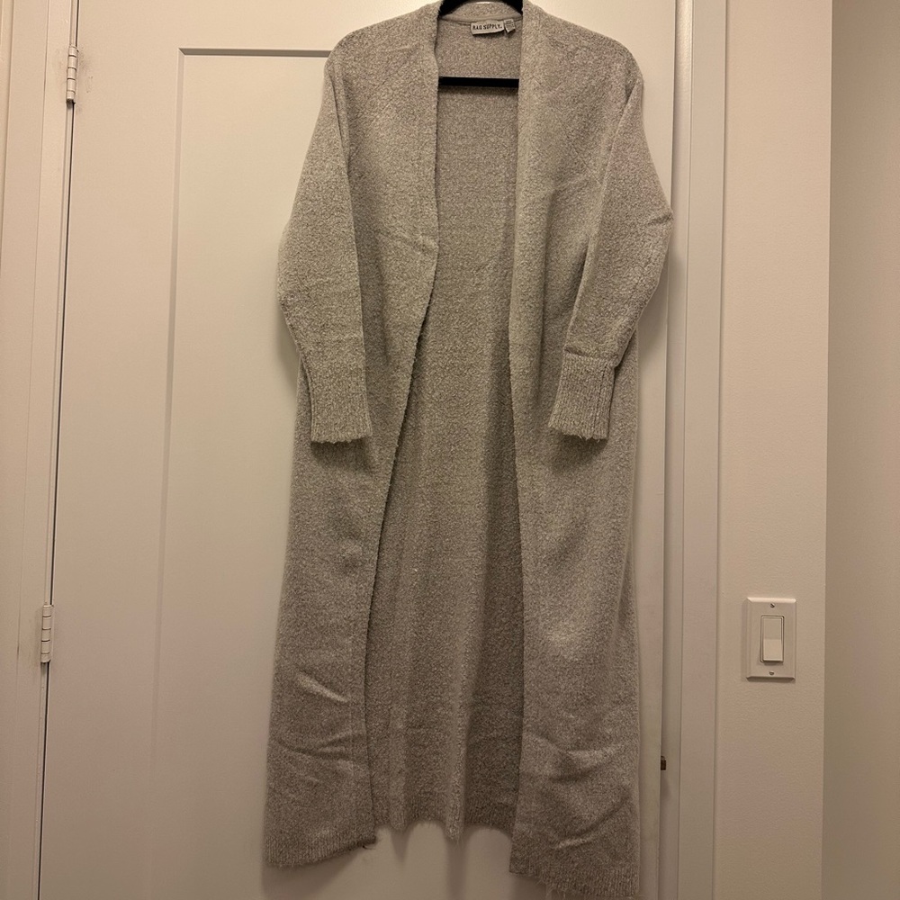 Rag Supply Long Cardigan with Side slits